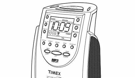 timex clock radio manual