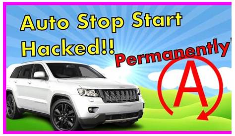 Jeep Grand Cherokee 🔴How to disable stop start (ESS)🔴 Dodge Durango the