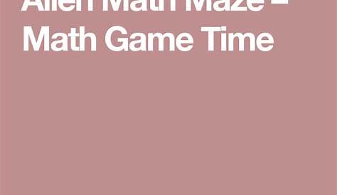 Alien Math Maze – Math Game Time Online Math Games, Free Math Games
