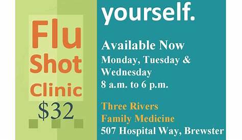 Flu Shots Available Now! - Three Rivers Hospital