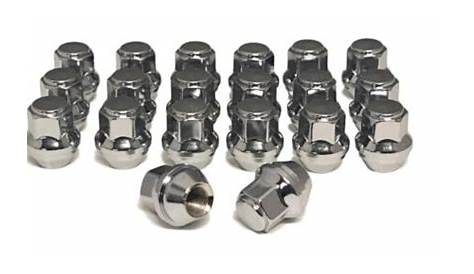 2005 2006 2007 2008 12x1.5 Solid One Piece Ford Focus Lug Nuts For