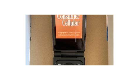 Consumer Cellular Link II Red Flip Phone 8 GB Memory for parts