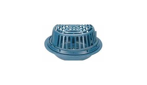 Zurn Z100 15" Diameter Roof Drain with Poly Dome