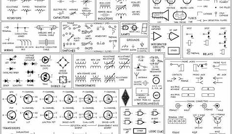 schematic symbols of electronic components