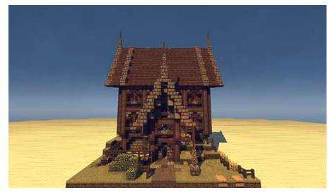 minecraft schematic medieval house