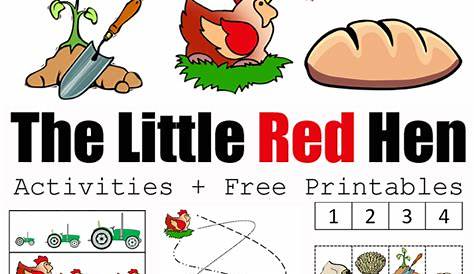 The Little Red Hen Activities and Free Printables - A Little Pinch of