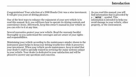 2013 honda civic owners manual