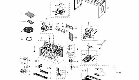 Parts for Samsung ME20H705MSS/AA / 0001: Main Assy Parts
