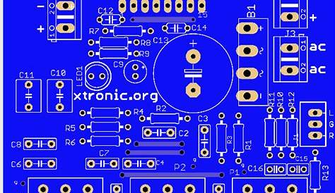 Tda7297 Ic Amplifier Circuit Diagram - PCB