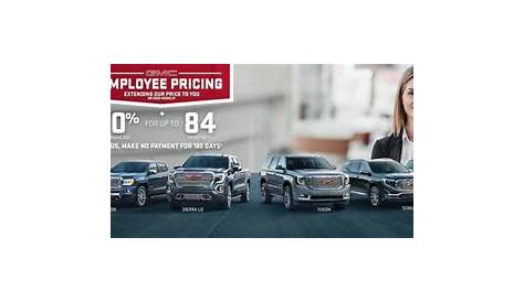GMC Specials Offers Incentives Employee Pricing Toronto - Old Mill