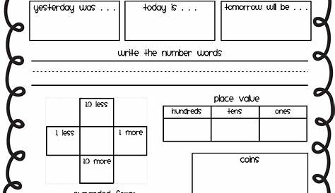 The First Grade Lunchbox: Calendar Math