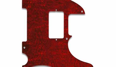 * WD Music Products - FENDER®TELECASTER® HUMBUCKER - PICKGUARD RED SHELL