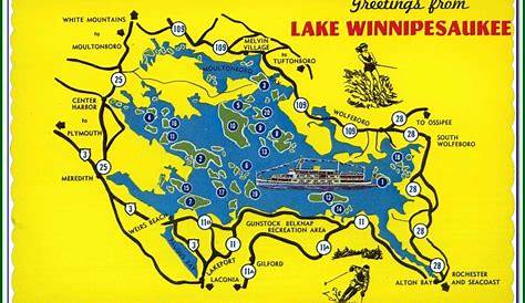 Lake Winnipesaukee Depth Map - Map : Resume Examples #My3av7n8wp