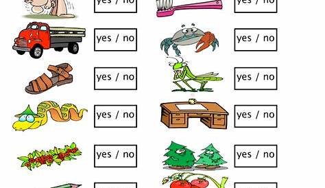 Free Living and Nonliving Things Worksheets - Have Fun Teaching