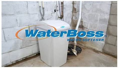 waterboss 900 water softener manual