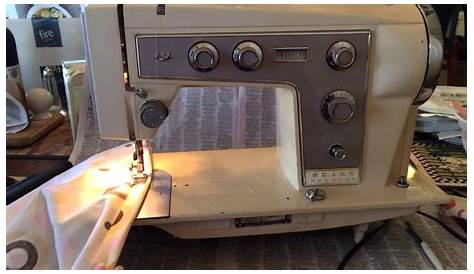 Kenmore Sewing Machine model 158.905 - YouTube
