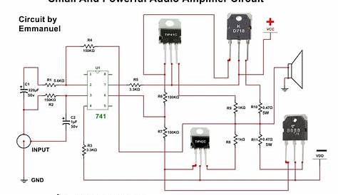 Jrc4558 Amplifier Circuit Diagram