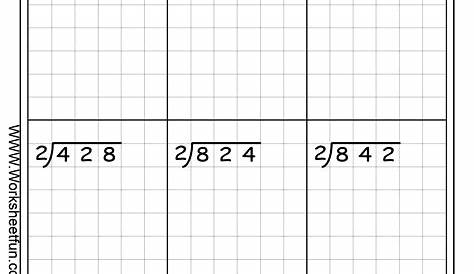 math worksheet long division