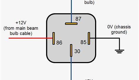 3 pin relay circuit diagram