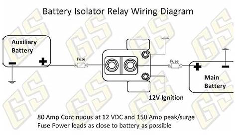 how to wire battery isolator