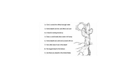 10 Best Images of Desert Habitat Worksheets - Desert Habitat Animals