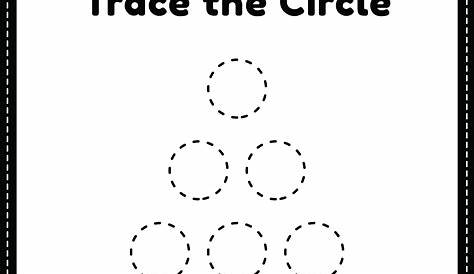 Tracing Circles Worksheet Printable | www.kidsnex.com
