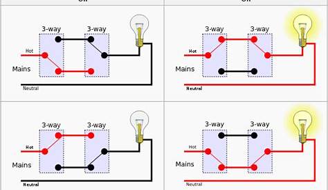 circuit diagram for 3 way switch