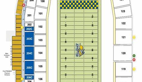 SDSU Stadium map