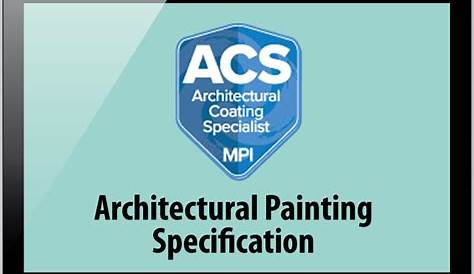 mpi architectural painting specification manual