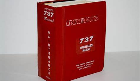 Boeing 737 - Maintenance Manual - jaar 1970 - 1750 pagina's - Catawiki