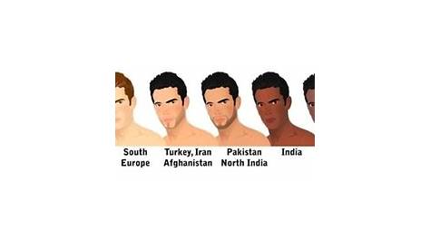 Ethnicity Face Chart Male