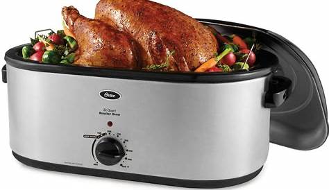 Oster 22 Quart Roaster Oven with Self-Basting Lid, Stainless Steel