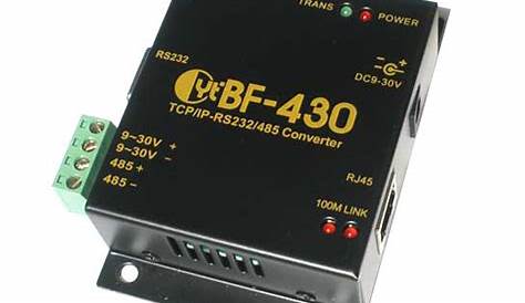 Serial RS232 to Ethernet Converter - Advanced Model