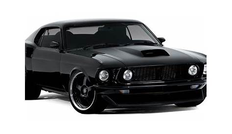 1969 black ford mustang