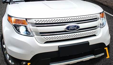for Ford Explorer Only Front Bumper sill plate protector 2011 2012 2013