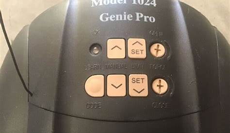Genie Garage Door Opener Model 1024 Manual | Dandk Organizer