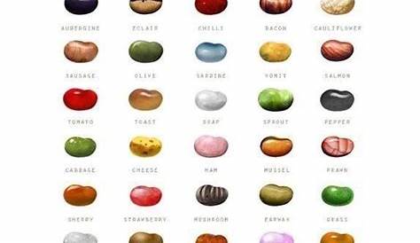 every flavor beans chart