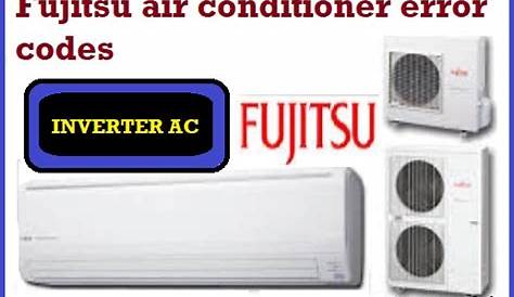 Fujitsu Inverter AC Error Codes | HVAC TECHNOLOGY