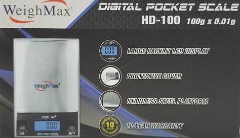 weighmax w-dx100 user manual