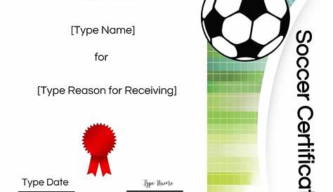 Soccer Awards Certificates – Dalep.midnightpig.co Inside Soccer Award