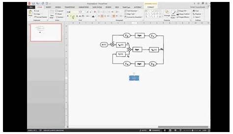 how to make schematic diagram in word