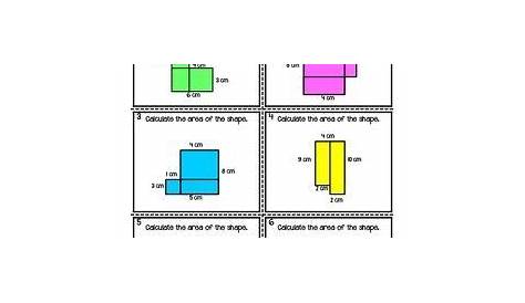 Area of Compound Shapes Quiz Quiz Trade Game | Quiz quiz trade