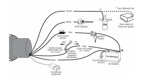 aftermarket tachometer wiring diagram