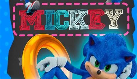 Sonic The Hedgehog Birthday Party Invitation 3 | Super Invite