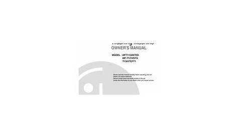 Lg Washing Machine Manuals | ManualsLib