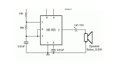 Simple Electronic Buzzer - Electronic Schematic Diagram
