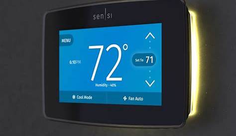 how to program a sensi thermostat