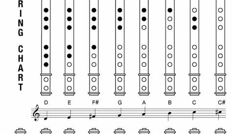 flute notes and finger chart