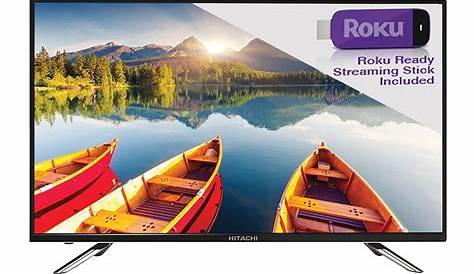 Hitachi 50" 1080p Fhd Led Tv With Roku - Walmart.com