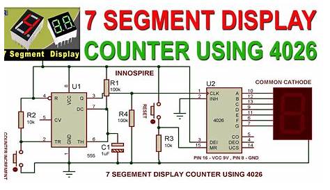 digital clock circuit diagram using 7 segment display